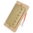 thumbnail image 4 of Reemplazo de engranaje shamjiam de pastilla de guitarra eléctrica Universal marco dorado, 4 of 8