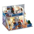 thumbnail image 3 of 1 juego de casa de bricolaje, modelo de juguete con temática marina, casa de modelo para ensamblar, juguete creativo de bricolaje, 3 of 8