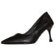 thumbnail image 1 of Amzcrzy Zapatos de mujer,Zapatos de mujer,Zapatillas de mujer, Zapatos de tacón alto de piel suave para mujer, tacones finos, nuevos, primavera-verano, versátiles, puntiagudos, negros, para trabajar., 1 of 4