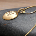 thumbnail image 3 of Gold Round Sparkly Medallion CZ Diamonds Excellant Quality Initial Letter Pendant Necklace for Women Special Occasions Birthday Holiday Valentine's Day, 3 of 4
