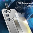 thumbnail image 6 of JETech 5 in 1 Matte Case for Samsung Galaxy S24 5G with 2-Pack Screen Protector and Camera Lens Protector, Translucent Back Protective Phone Cover, Tempered Glass Film (Silver), 6 of 7