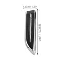 thumbnail image 2 of WEUVEB 2Pcs Car Hood Trim Chrome Plated Blade Like Abs Vehicle Modification Accessories, 2 of 7