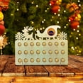 thumbnail image 5 of PPgejGEK Wooden Advent Calendar Christmas Party Chocolate Frame Decoration Wooden Advent Calendar Christmas Gift with Deep Care for a Pleasant Christmas, 5 of 6