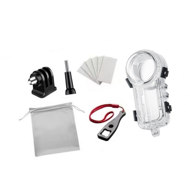 Caso de cámara submarina, accesorio para x4 sellado completo para buceo de 50 metros impermeables, carcasa de fotografías jaula de jaula Dving