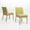 Green Tea/Natural Oak, variant on GDF Studio Hampton Mid Century Modern Upholstered Dining Chairs, Set of 2, Dark Gray Fabric and Oak