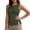 #H-Army Green, variant on ZHYou Womens Ribbed Tank Tops Slim Fit Racerback Form Fit Sleeveless Crew Neck Casual Basic Cami Tops