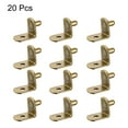 thumbnail image 3 of Uxcell 0.2" Shelf Support Peg L Support Bracket Peg Metal Copper 20Pcs, 3 of 3
