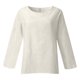 thumbnail image 4 of Camiseta de manga larga y cuello redondo de color liso para mujer: estilo informal y holgado, tejido de poliéster para los días más frescos., 4 of 5