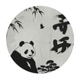 thumbnail image 4 of Orinice Panda Bear Chinese Symbol Round Table Cover Stain Resistant Washable Indoor Outdoor Tablecloth Kitchen Dining Wedding Parties Waterproof 100% Polyester Fiber 38-42, 4 of 8
