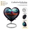 thumbnail image 3 of Cremation Crystal Rose Urn, Urns For Human Ashes Adult Male, Urns For Cremation Ashes Mother, Heart Shaped Urns For Adult Ashes Women, Decorative Urns For Ashes Adult Female, Handcrafted Urn 8 Inch, 3 of 5