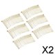 thumbnail image 1 of Accesorios para el cabello perfecl Peine lateral de metal 2 Piezas Oro, 1 of 8