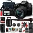 thumbnail image 1 of Canon EOS 90D Appareil Photo avec Objectifs 18-135mm et Canon EF-S 55-250mm - Trousse de Base (Modèle International), 1 of 6