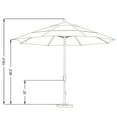 thumbnail image 3 of California Umbrella 11' Patio Umbrella in Yellow, 3 of 3