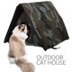 thumbnail image 5 of Casa para gatos aislada al aire libre, impermeable, para exteriores, para invierno, resistente a la intemperie y cálida, para gatos y perros en el exterior., 5 of 7