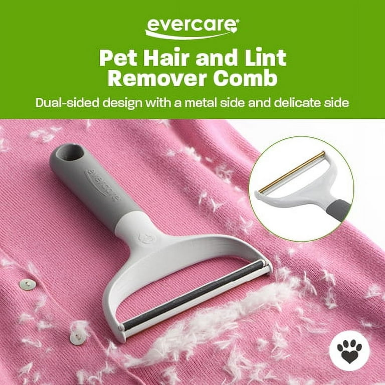 Evercare DUO Pet Hair and Lint Remover Dual-Sided Combs, Pack of 2
