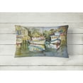 thumbnail image 2 of Carolines Treasures JMK1047PW1216 Fish Market Canvas Fabric Decorative Pillow  12H x16W multicolor, 2 of 3