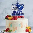 thumbnail image 2 of Decoración de tartas Pezutoi Cowboys con purpurina para fiesta de cumpleaños infantil, 2 of 4