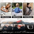 thumbnail image 5 of Custom Blanket with Picture, Customized Throw Blanket Gifts for Birthday Valentines Day Wedding, Personalized Photo Blanket Couple Gifts for Women Men Wife Husband Friend Blankets, 5 of 5