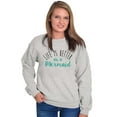 thumbnail image 4 of Life Better As Mermaid Beach Lover Women Plus Size Crewneck Sweatshirt Brisco Brands 3X, 4 of 5