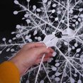 thumbnail image 2 of Adornos Colgantes De Copos De Nieve 6 uds. Colgante de copo de nieve de invierno, decoración de copo de nieve con purpurina de plástico para árbol de Navidad, 2 of 8