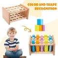 thumbnail image 4 of Juguete a juego con formas Adena Montessori, clasificador de colores de 1 a 3 años, 4 of 9