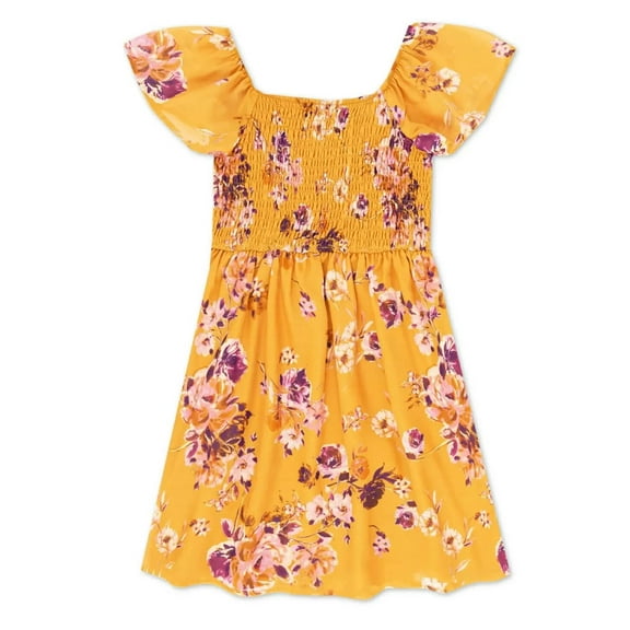 Speechless Big Girls Floral Smocked Baby Doll Dress Size 10