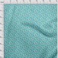 thumbnail image 3 of oneOone Viscose Jersey Fabric Insect|Balloon & Clouds Nature Print Fabric by The Yard 60 Inch Wide, 3 of 4