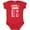 Red, variant on Inktastic Level 1 Human Boys or Girls Baby Bodysuit