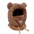 thumbnail image 4 of CEHVOM Women's Winter Warm And Windproof And Cold-Proof Plus Velvet Scarf Mask Bib One-Piece Ear Protection Hat, 4 of 7