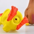 thumbnail image 5 of FNNMNNR 3 Packs Latex Rubber Chicken Duck Squeaky Dog Toys Interactive Funny and Non-Toxic Fetch Play Reduce Anxiety Small Medium Dogs, 5 of 12