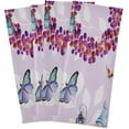 thumbnail image 6 of Spring Garden Gnome Kitchen Tea Towels Set of 1 Absorbent Hand Dish Towels, Flowers Rabbits Butterfly Dishcloths Lint-Free 18x28 Inch Fast Drying for Cooking Baking Home Clean, 6 of 7