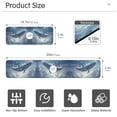 thumbnail image 3 of Yayeee Faucet Mat for Kitchen Sink 30" Diatomite Long Splash Guard Pad, Night Floating Whale, 2 Pack, 3 of 7