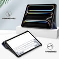 thumbnail image 5 of elitegadget Case for iPad Pro 11 Inch (M4, 5th Generation 2024) - Slim Lightweight Trifold Shell Stand Cover Case (Navy Blue), 5 of 5