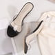thumbnail image 5 of Sandalias de tacón de cuña Ndcxsfigh Zapatos sin cordones Mujer Negro 36, 5 of 9