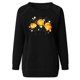 thumbnail image 2 of Gibobby Sudadera oversize mujer Linda sudadera de manga larga para adolescentes y mujer(Negro,M), 2 of 4