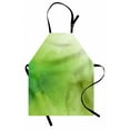 thumbnail image 1 of Sage Apron, Watercolors in Green Tones Abstract Blurred Dreamy Background Grungy Look, Unisex Kitchen Bib with Adjustable Neck for Cooking Gardening, Adult Size, Apple Green Fern Green, by Ambesonne, 1 of 4