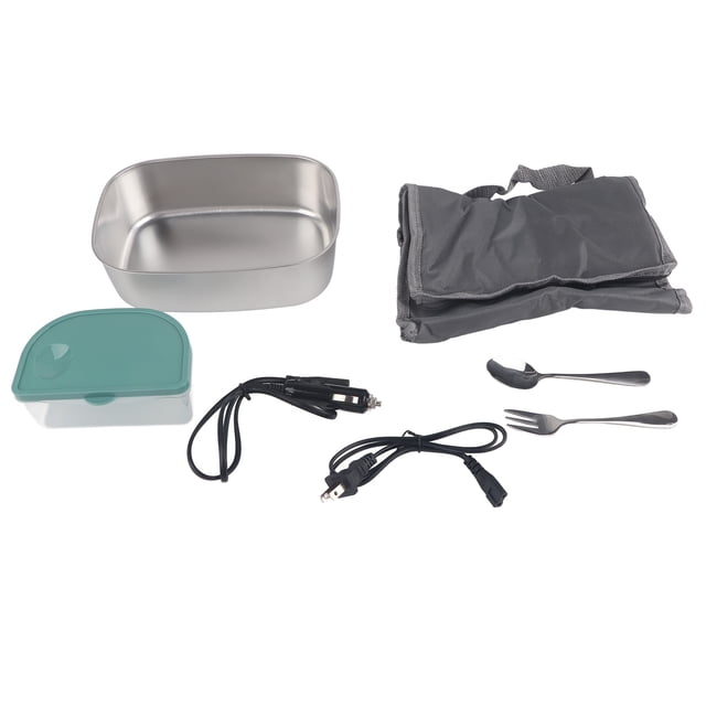 Electric Heating Lunch Box,1.5L Car Electric Lunch Heated Lunch Box Food Warmer Lunch Box Future-Proof Design