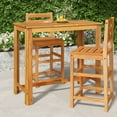thumbnail image 1 of vidaXL Garden Bar Table 120x60x105 cm Solid Wood Acacia, 1 of 4