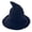 Navy, variant on Kids Solid Knit Wizard Pointed Hat Wide Brim Halloween Witch Hats Dress Up Black,One Size