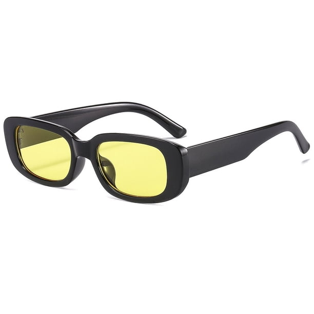Gafas de sol rectangulares pequeñas para mujer, anteojos de sol femeninos de estilo Retro, cuadradas, con montura estrecha, a la moda, estilo Vintage, con protección UV375, novedad de 2023, 1 piezas