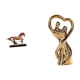 thumbnail image 1 of Figura decorativa de caballo, ideal para escritorio o como recuerdo. Estatua de pareja, regalo perfecto para enamorados. Obra de arte para la sala de, 1 of 8