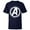 Navy, variant on Avengers: Endgame Logo Heroes and Legends - Short Sleeve T-Shirt for Kids - Customized-Red