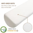thumbnail image 3 of YIHATA Protector de cama para niños pequeños, 1 paquete de barandilla de cama para niños pequeños, barandilla de seguridad de espuma para cama para niños con funda antideslizante, resistente al agua y, 3 of 5