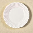 thumbnail image 3 of Platos de papel blancos, platos desechables resistentes, vajilla redonda biodegradable para fiestas, 3 of 5