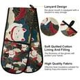 thumbnail image 2 of Yayeee Double Oven Mitt Kitchen Heat Resistant Baking 35" x7" Quilted Glove, White Lucky Cat, 2 of 6