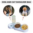 thumbnail image 2 of Pet Waterer Feeder 3-in-1 Dog Cat Food Bowl 15 grados inclinado elevado suministros para mascotas Hugtrwg Para estrenar, 2 of 6
