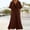 Brown, variant on Formal Dresses Valentine Dresses for Women 2026 Plus Size Fit & Flare Skirts Brown V-Neck Short Sleeve Hawaiian Dresses for Women,XXL