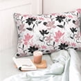 thumbnail image 5 of Kdxio Cotton Pillow Cases 16"x24" Pillowcases,Soft and Breathable Bedroom Pillow Cases-Lilies Flowers, 5 of 8