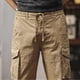 thumbnail image 5 of Puntoco Pantalones casuales largos para hombre Pantalones casuales de moda para exteriores para hombre Pantalones cargo largos de color sólido con múltiples bolsillos, 5 of 5