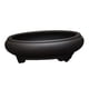 thumbnail image 5 of Maceta redonda grande y poco profunda, maceta para bonsái, maceta decorativa para flores, maceta de arcilla para plantas de interior y exterior, patio negro, 5 of 9